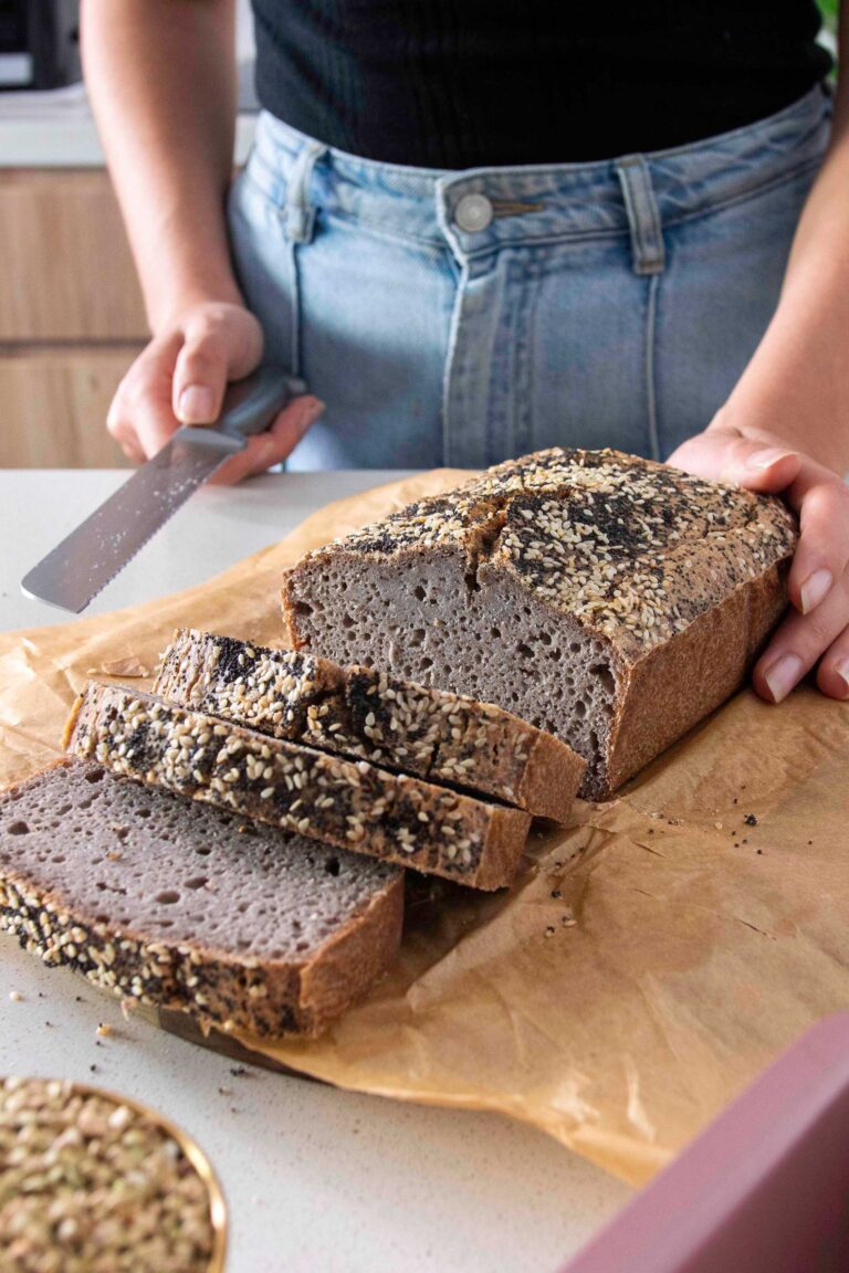 1-Ingredient Gluten-Free Buckwheat Bread