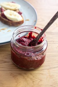 Homemade Raspberry Chia Jam