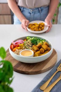 One-Ingredient Chickpea Tofu
