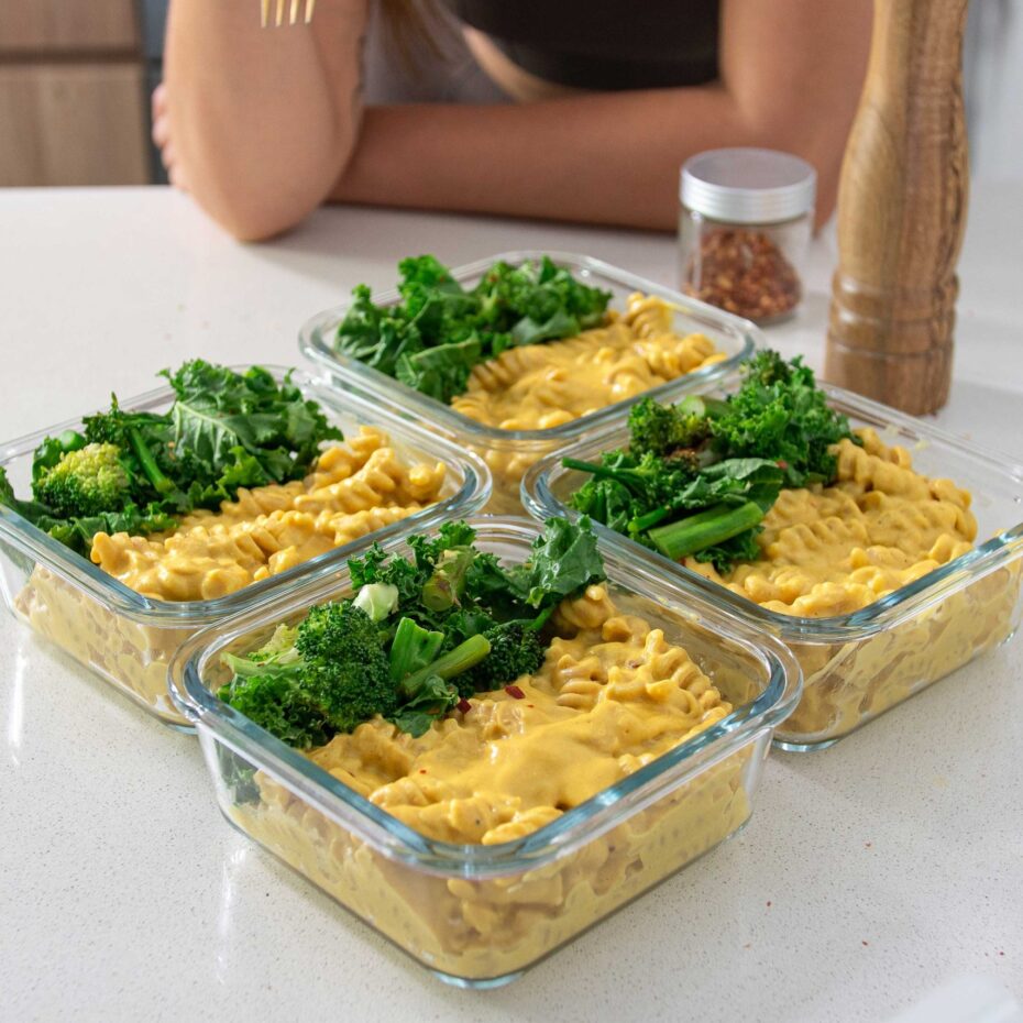 HighProtein Vegan Mac & Cheese (MealPrep) plantbaes