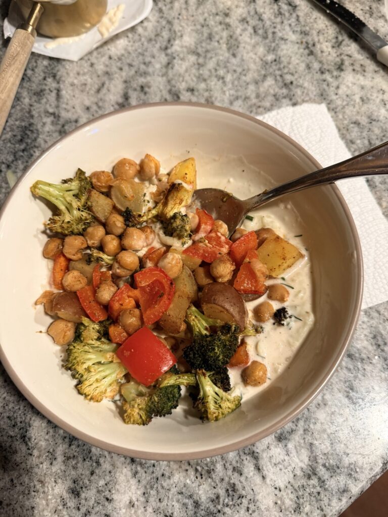 Rebecca's Mediterranean Potato Tzatziki Bowl