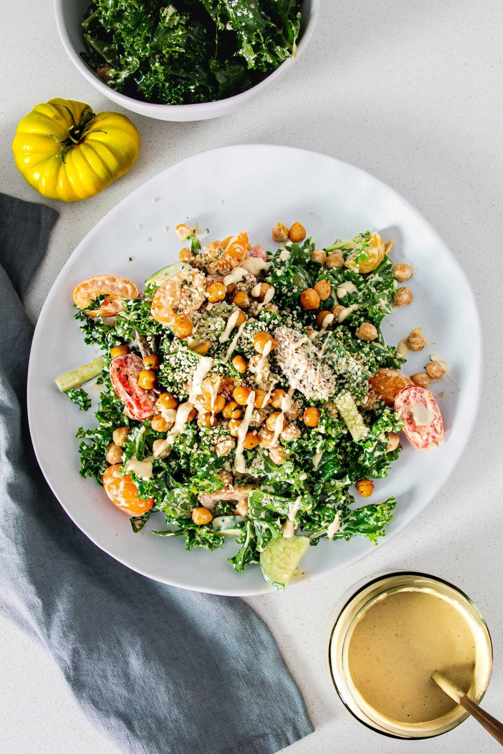 Kale Caesar Salad plantbaes