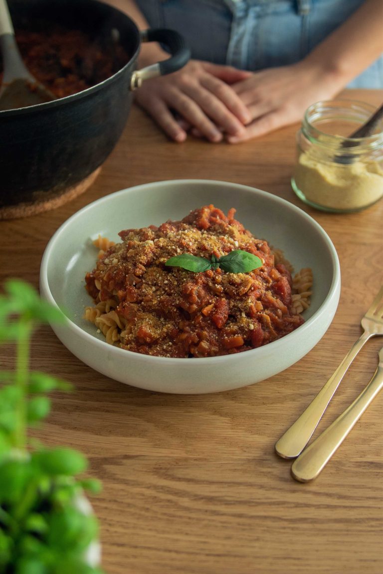 Lentil Ragu Pasta