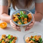 Meal Prep Sticky Orange Tofu & Broccoli