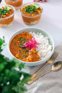 Creamy Coconut Chickpea Curry (Meal-Prep)