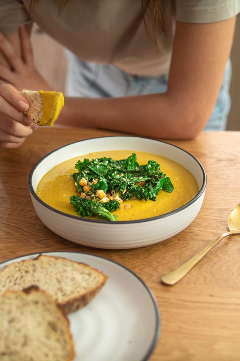 Roasted Pumpkin & Cauliflower Soup