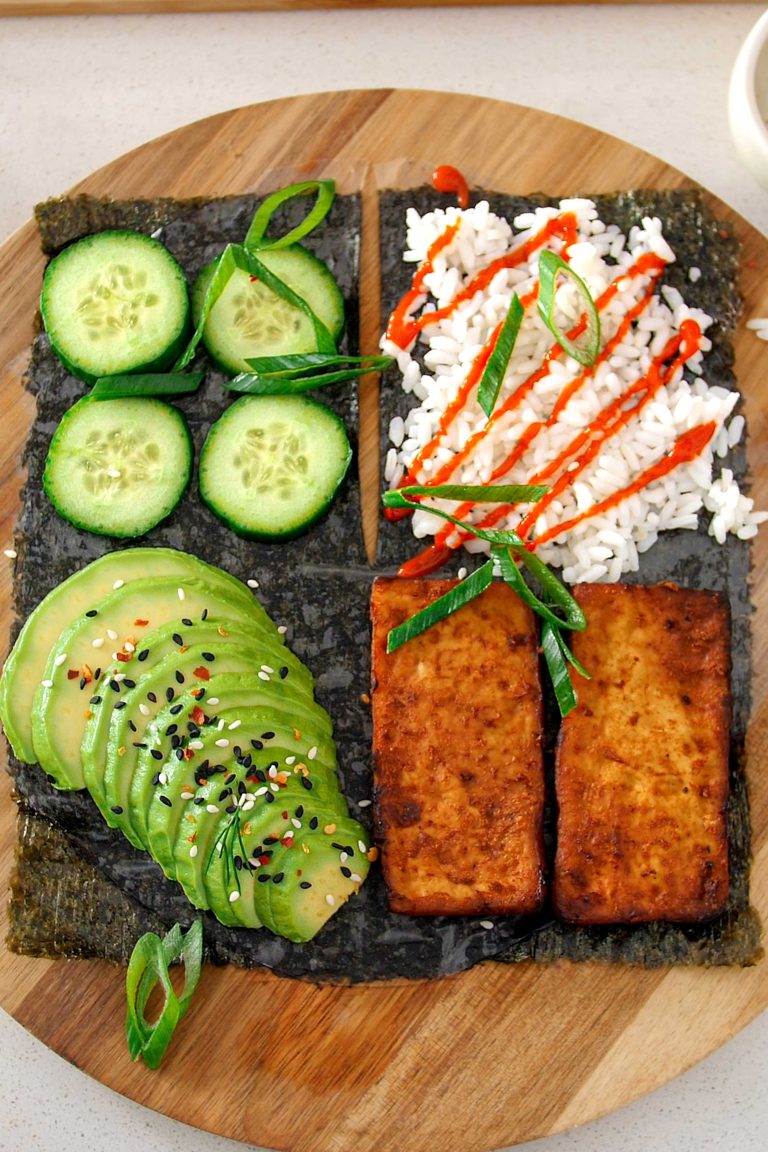 Vegan sushi wrap