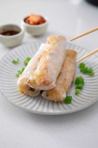 Crispy Rice Paper Spring Rolls (Vegan & Air-Fried)