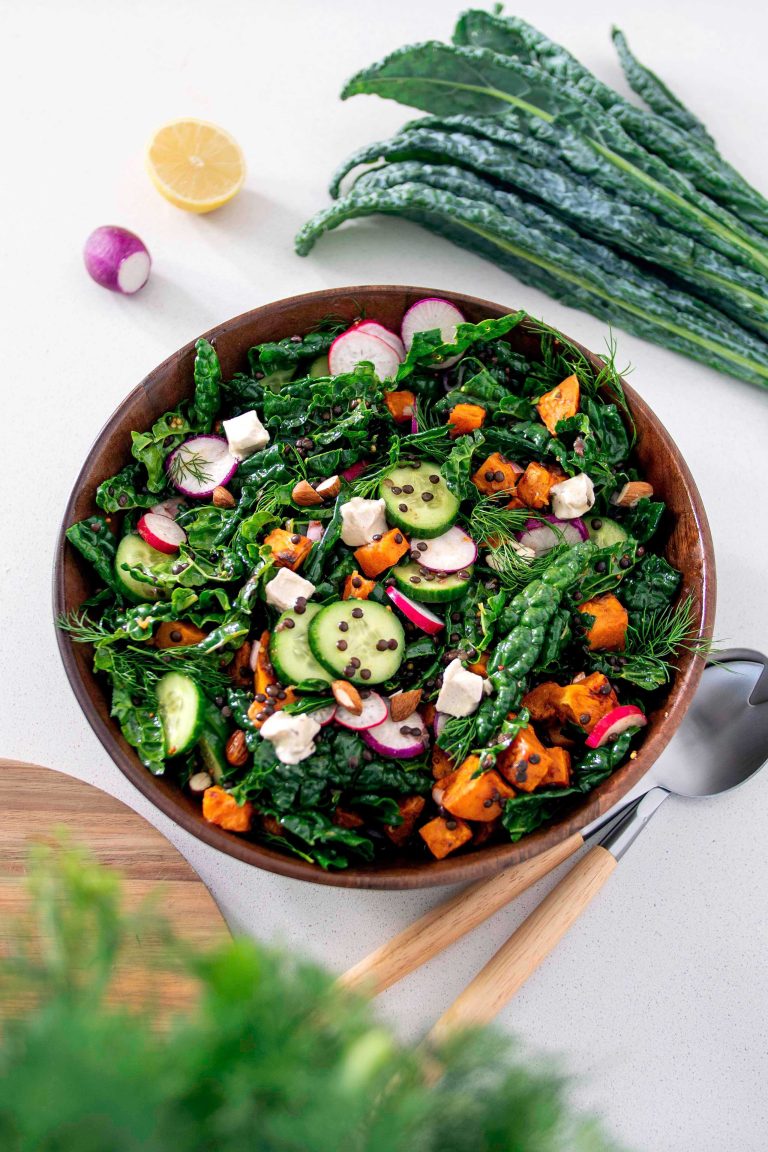 Tuscan Kale & Sweet Potato Salad