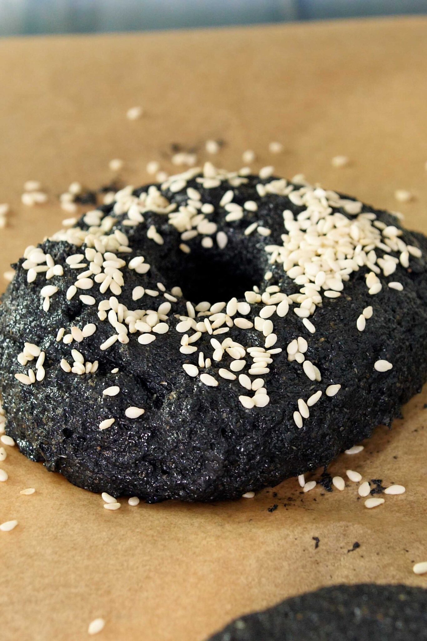 Easy Charcoal Bagels plantbaes