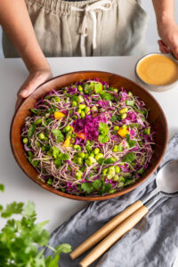 High-Protein Spicy Soba Noodle Salad with Peanut Sauce