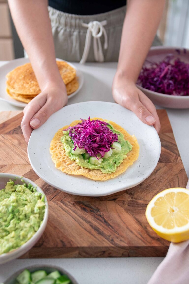 Red Lentil Wraps 5 ingredient Meal