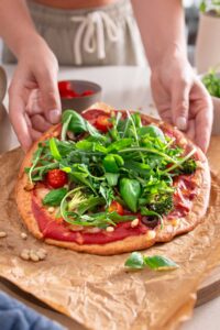 GF Pizza Crust (Easy, High Protein, Vegan)