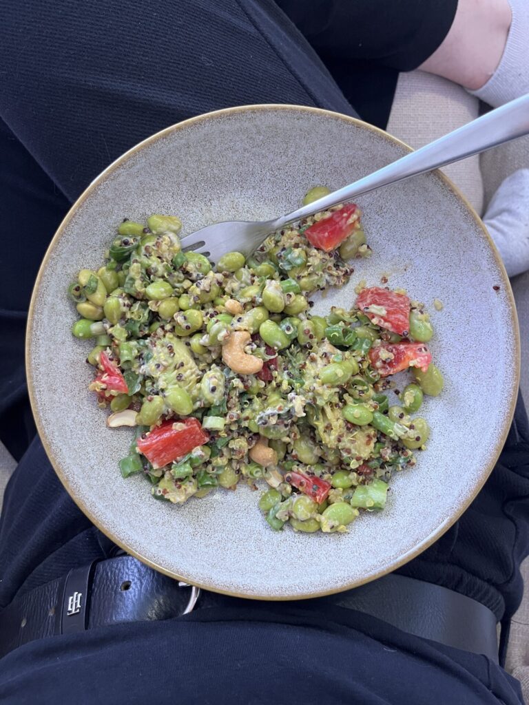 Sarah's Turmeric Quinoa and Edamame Salad (Meal Prep)