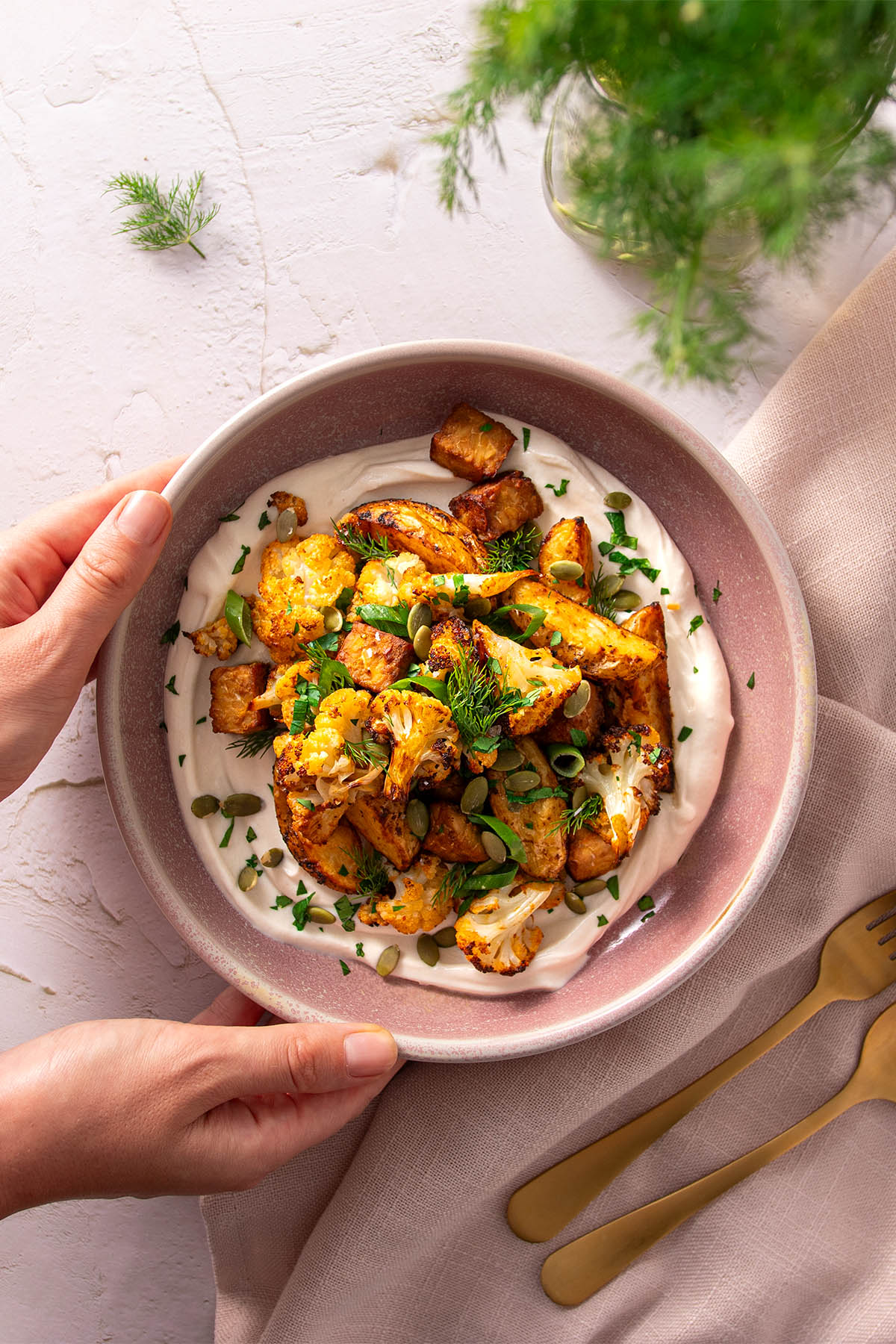 Delicious nourishing plant-based bowl.