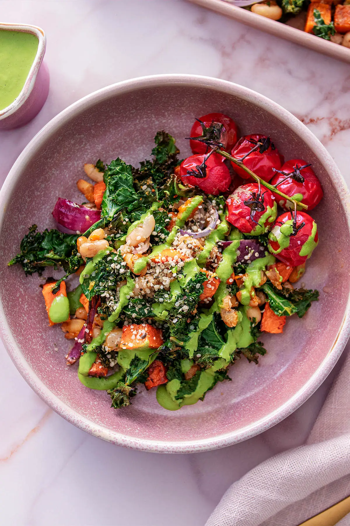 A vibrant, nourishing plant-based bowl as featured in The Ultimate Plant-Based Cookbook by Sarah Cobacho