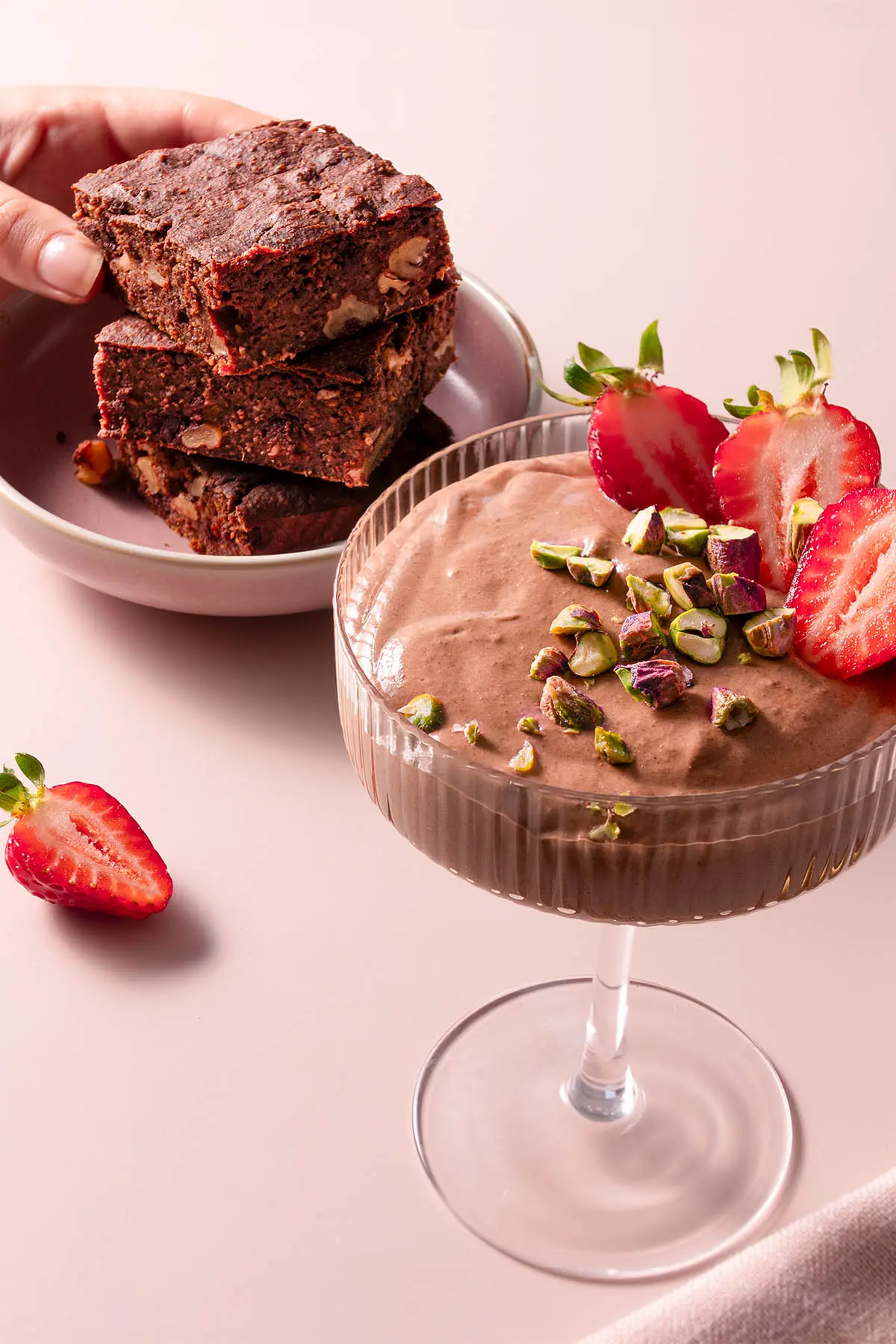 Delicious desserts featured in The Ultimate Plant-Based Cookbook by Sarah Cobacho
