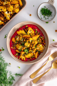 High-Protein Beetroot Medi Bowl