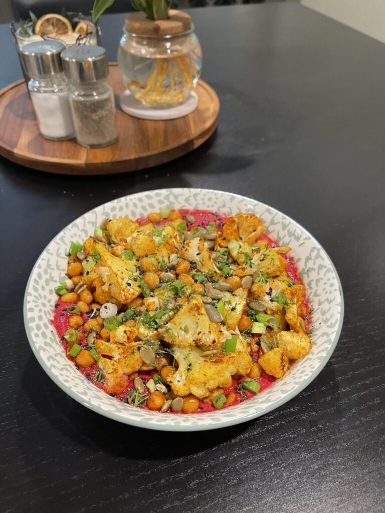 Claire Ducharme's High-Protein Beetroot Medi Bowl