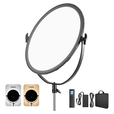Neewer LED Bi-Color Studio Round Lighting
