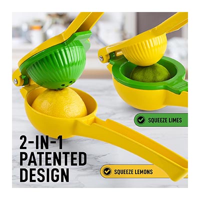Kitchen Metal 2-in-1 Lemon Squeezer