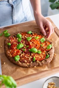 Pesto Tomato Spelt Galette