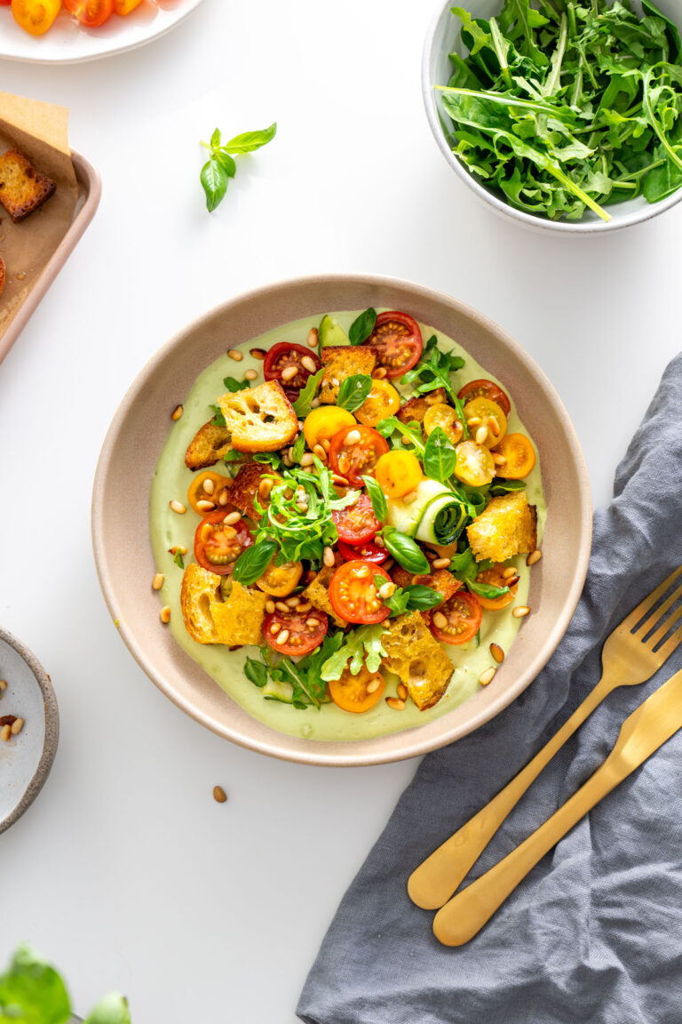 High-Protein Zucchini Pesto Bowl