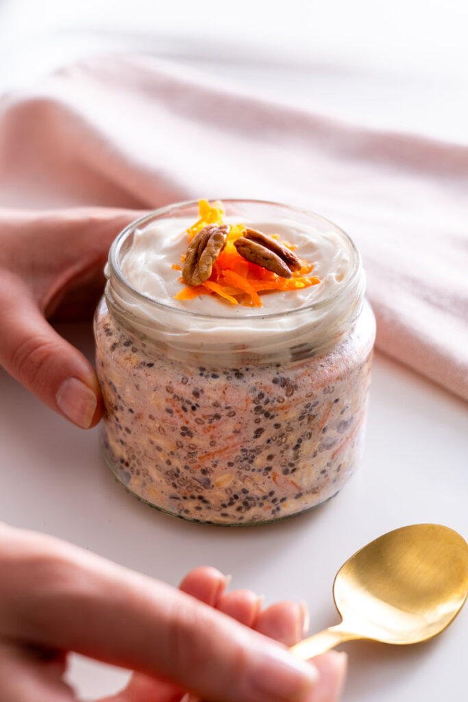 Carrot Cake Overnight Oats