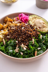 Crispy Lentil and Potato Bowl