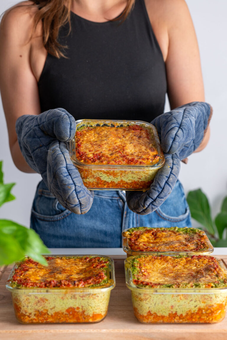 High Protein Vegan Lasagna (Meal-Prep)