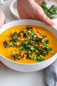 Roasted Veggie Soup for Glowing Skin