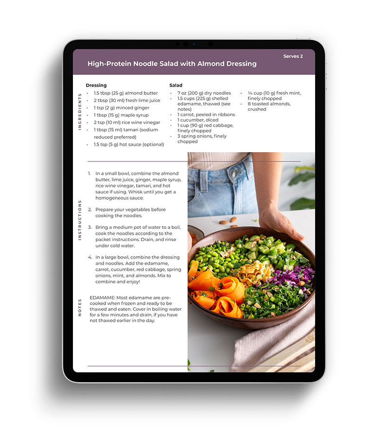 Sarah Cobacho's 25 Protein Packed Salads ebook sneak peak