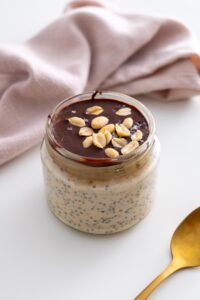 Snickers Overnight oats