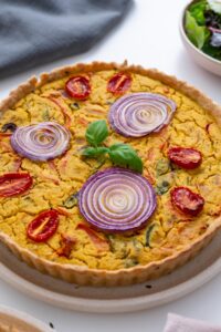 Mediterranean Vegan Quiche