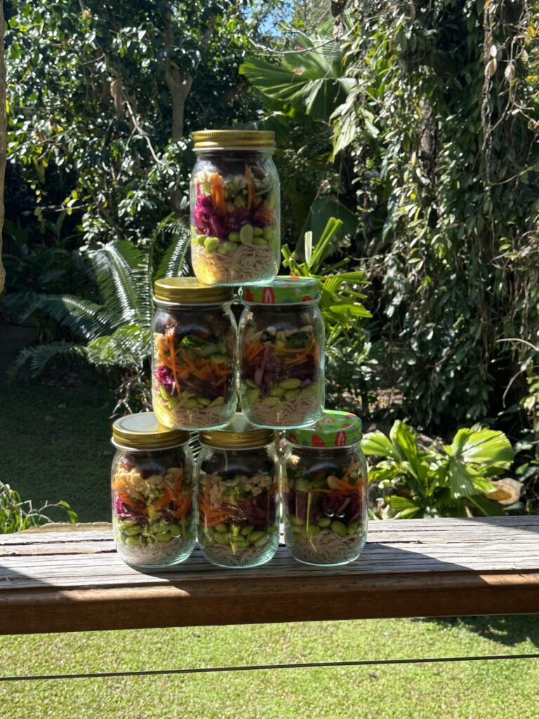 Quita's Spring Roll Salad Jars (Meal Prep)