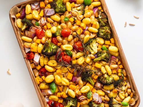 Sheet Pan Pumpkin Gnocchi | plantbaes
