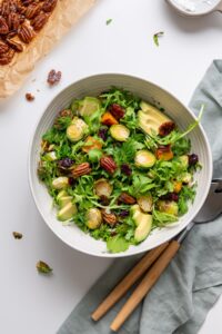 Roasted Pumpkin and Brussels Sprouts Holiday Salad