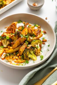 Roasted Potato Bowl with Garlic Confit Sauce