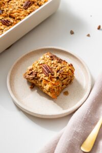 Apple Cranberry Baked Oatmeal with Warm Spices