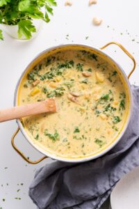 Vegan Zuppa Toscana (Healthy Tuscan Soup)
