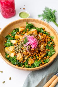 Roasted Potato and Avocado Ranch Salad