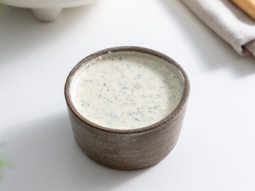 is ranch dressing healthy Healthy Homemade Ranch Dressing & Dip