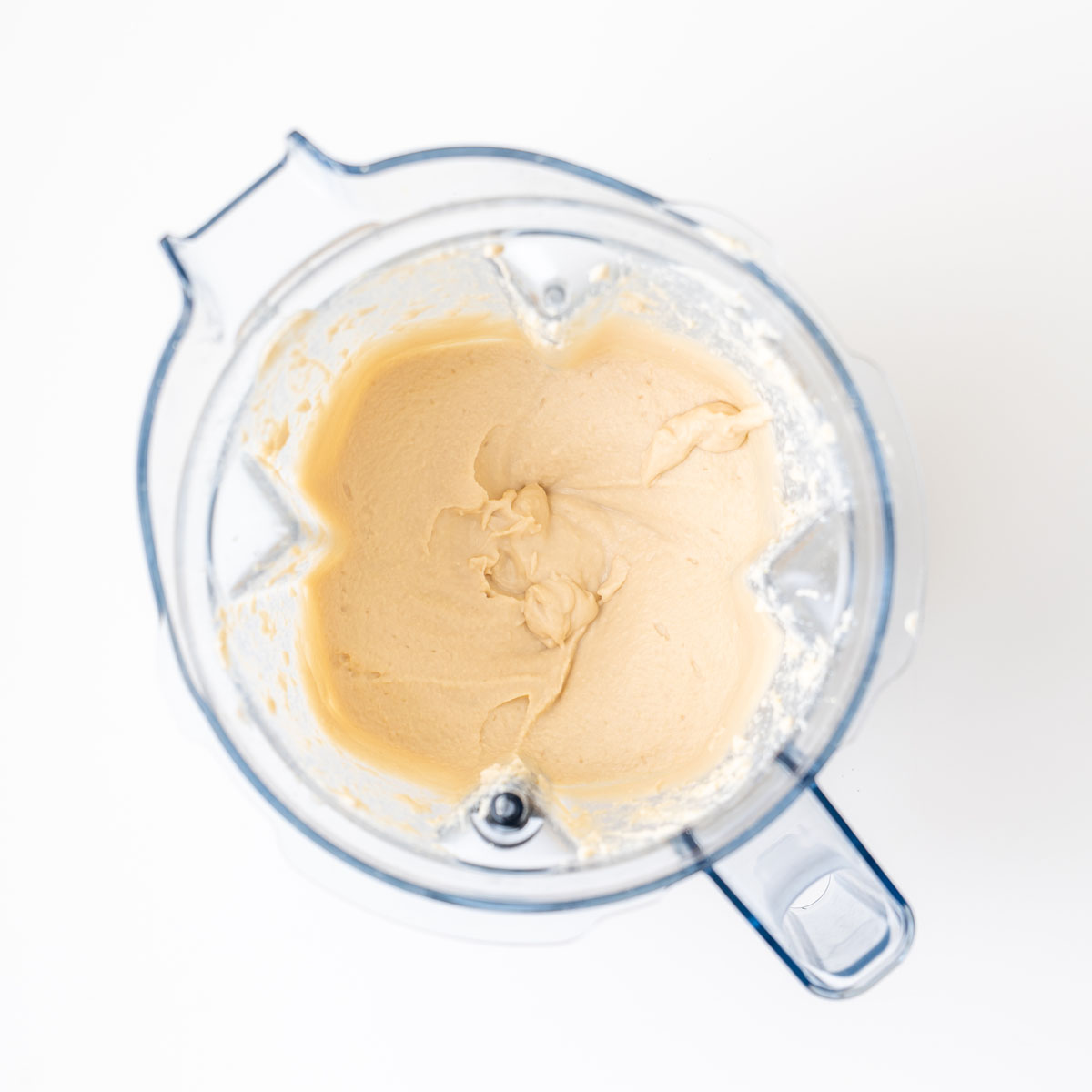 Smooth creamy butter bean dip blended in a high-speed blender