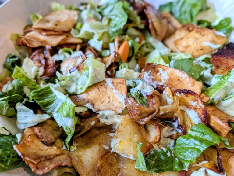 Jill's Crispy Shaved Potato Salad