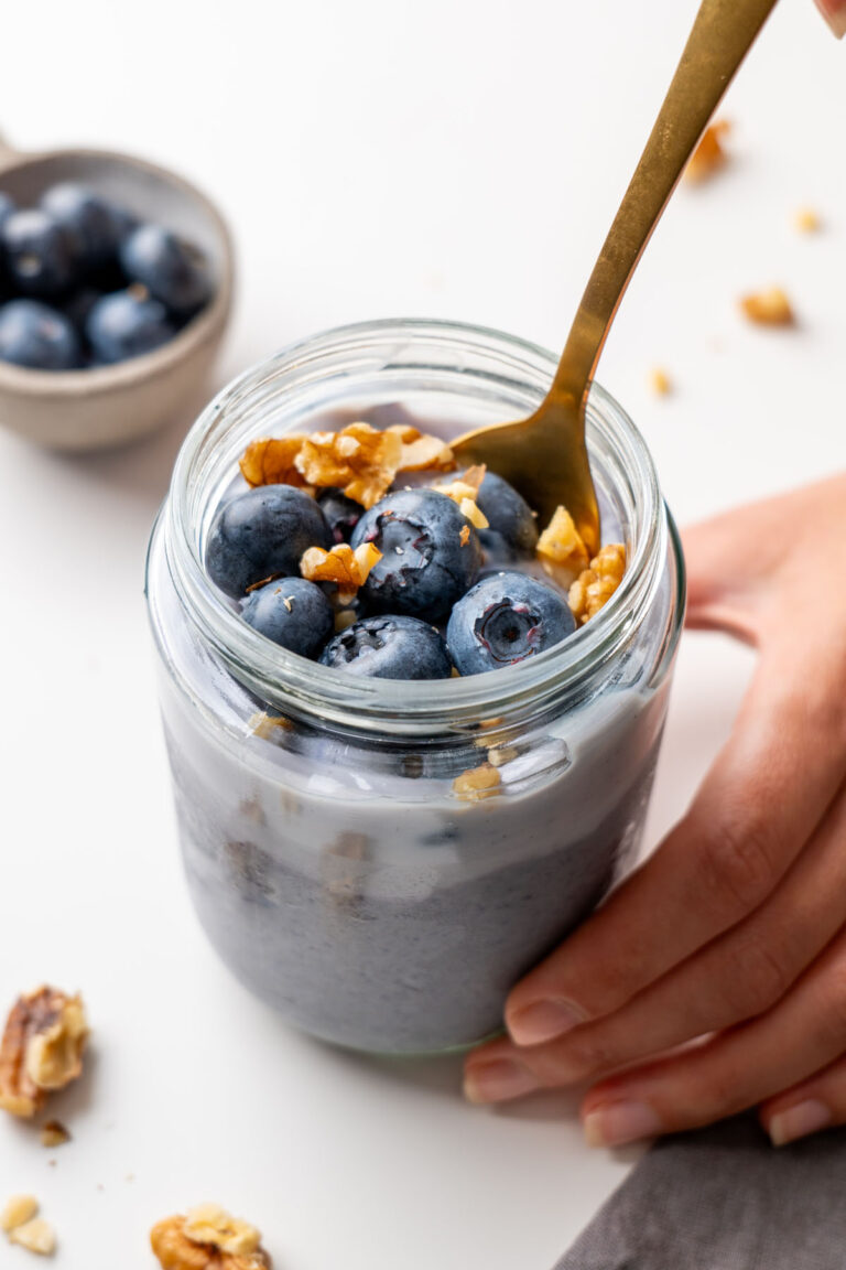 Blended Blueberry Oats
