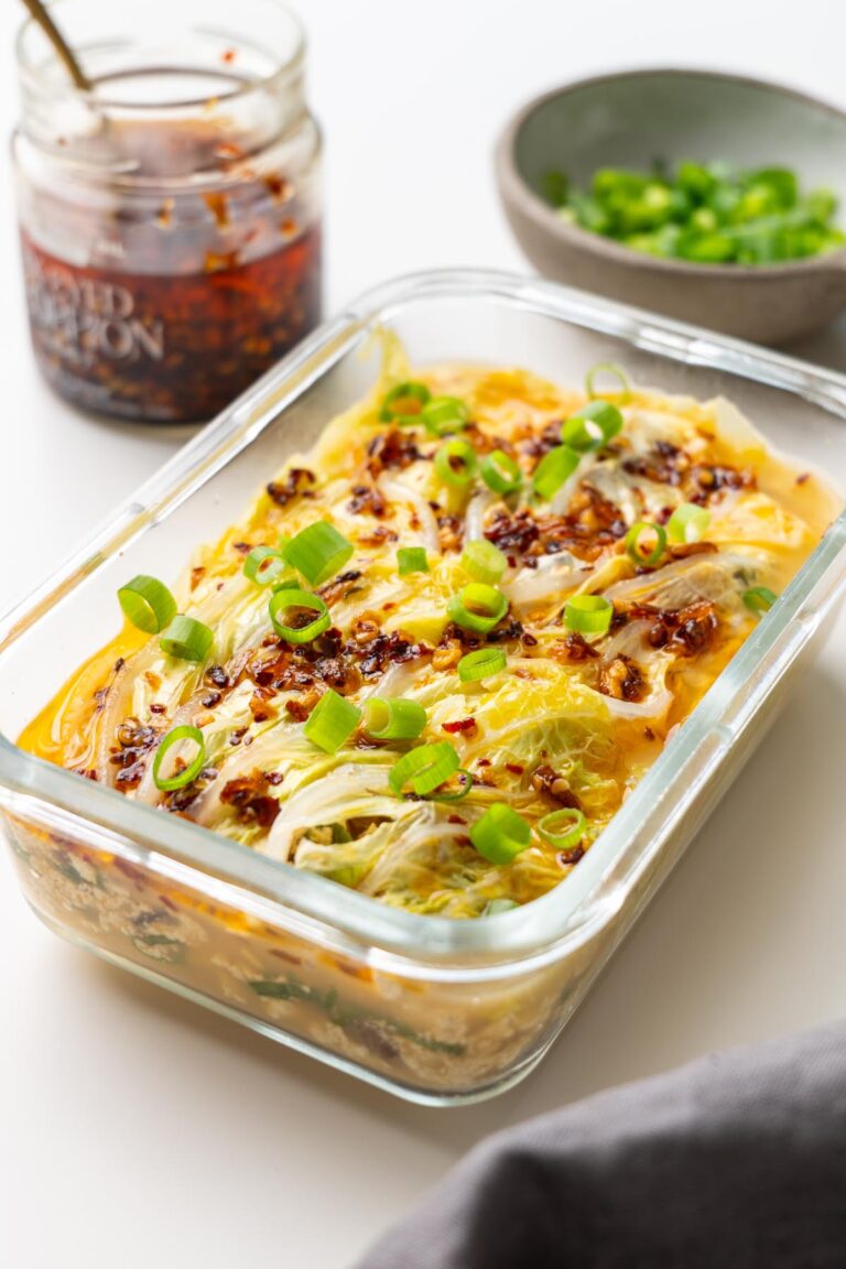 Cabbage Soup Dumpling Lasagna (Gluten-Free Version)